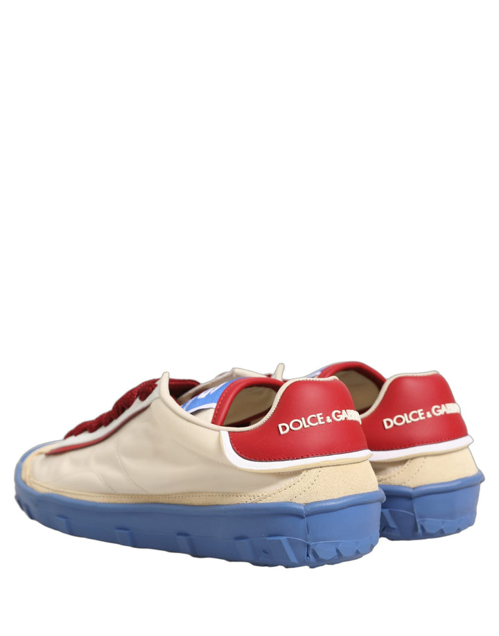 Dolce &amp; Gabbana Multicolor Old Runner Lace Up Sneakers Shoes