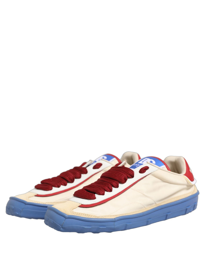 Dolce &amp; Gabbana Multicolor Old Runner Lace Up Sneakers Shoes
