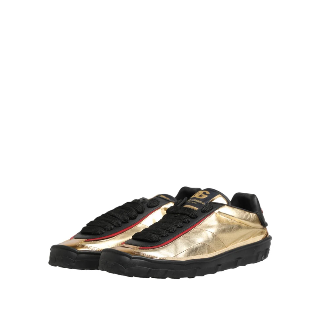 Dolce &amp; Gabbana Multicolor Old Runner Lace Up Sneakers Shoes