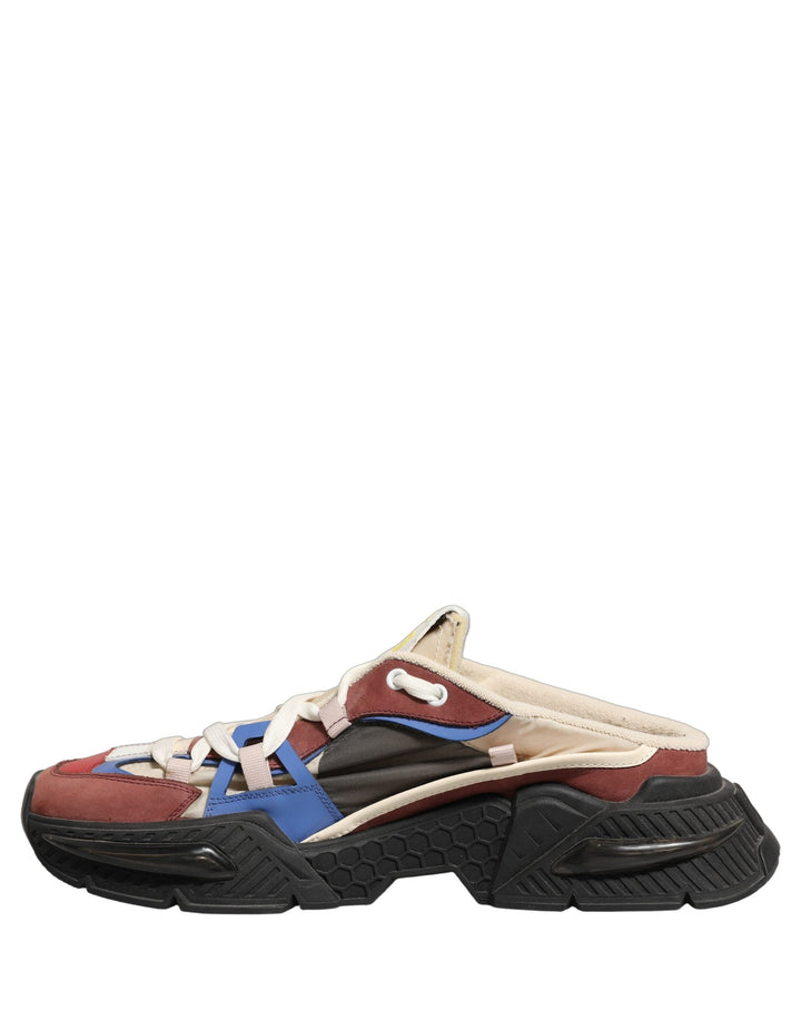 Dolce &amp; Gabbana Multicolor Panelled Airmaster Sneakers Shoes