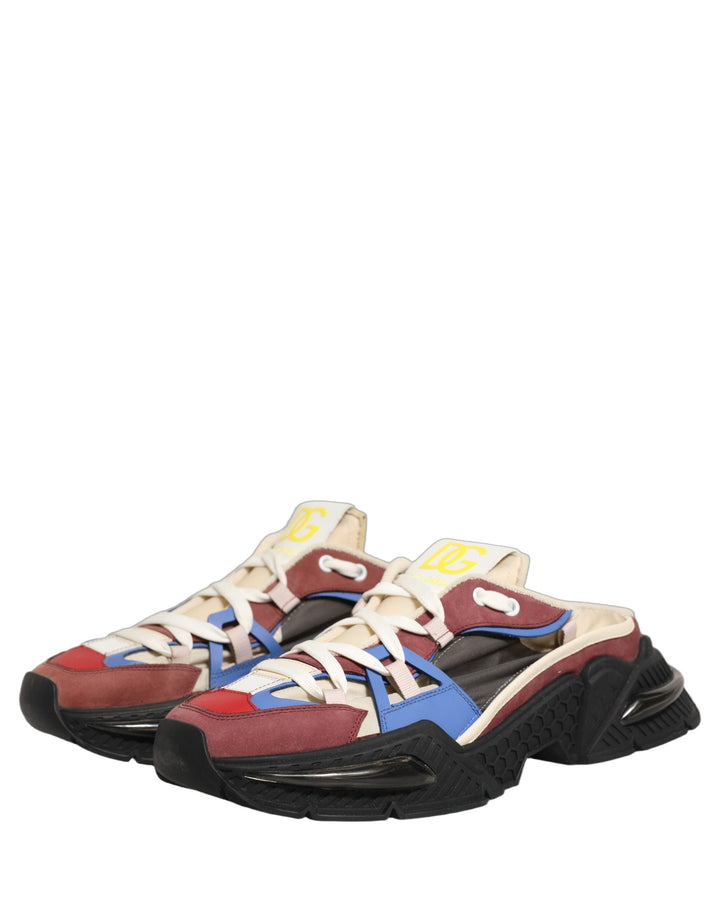 Dolce &amp; Gabbana Multicolor Panelled Airmaster Sneakers Shoes
