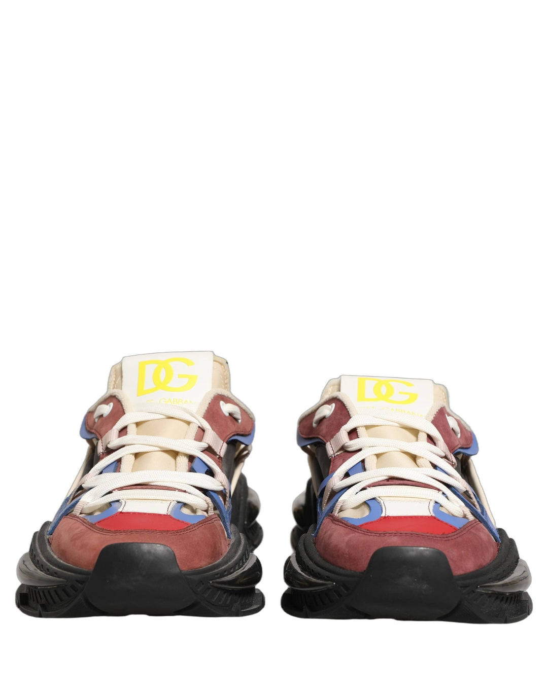 Dolce &amp; Gabbana Multicolor Panelled Airmaster Sneakers Shoes