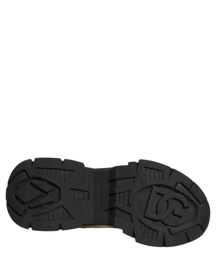 Dolce &amp; Gabbana Multicolor Panelled Airmaster Sneakers Shoes