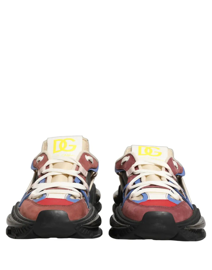 Dolce &amp; Gabbana Multicolor Panelled Airmaster Sneakers Shoes