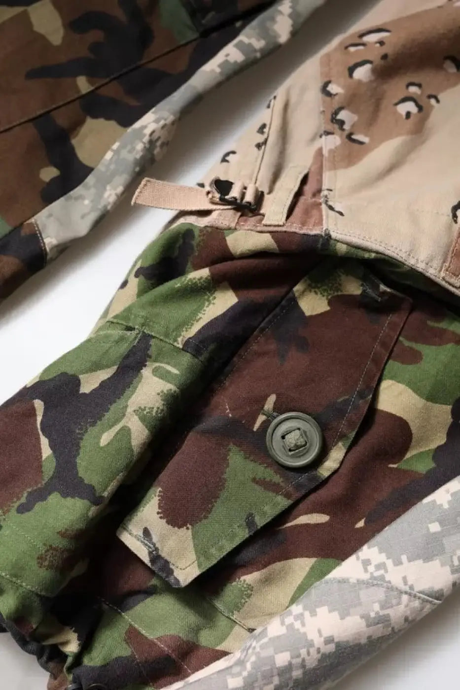 Dolce &amp; Gabbana Multicolor Patchwork Camouflage Cargo Pants