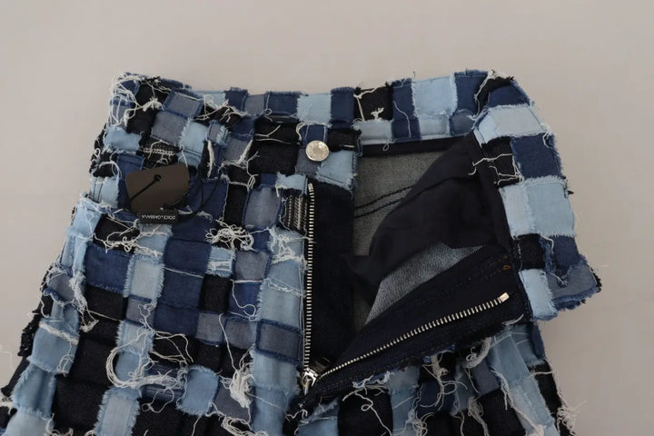 Dolce &amp; Gabbana Multicolor Patchwork Cotton Denim Jeans