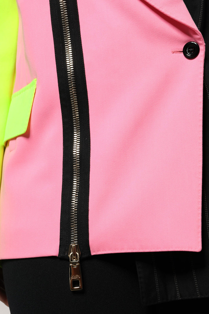 Dolce &amp; Gabbana Sport Jackets - Multicolor Patchwork Embellished Coat Jacket