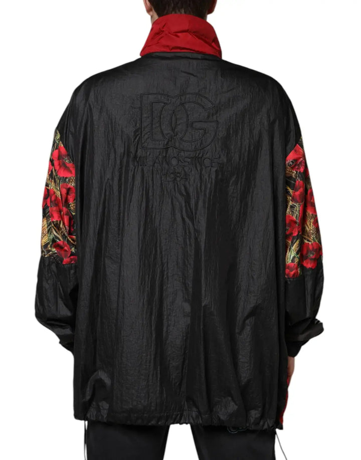 Dolce &amp; Gabbana Multicolor Patchwork Men Full Zip Sweater