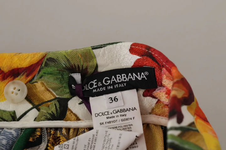 Dolce &amp; Gabbana Multicolor Patchwork Sicily Long Maxi Skirt