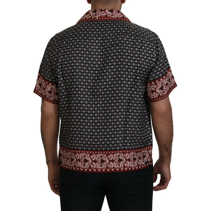 Dolce & Gabbana Multicolor Patterned Casual Shirt for Men