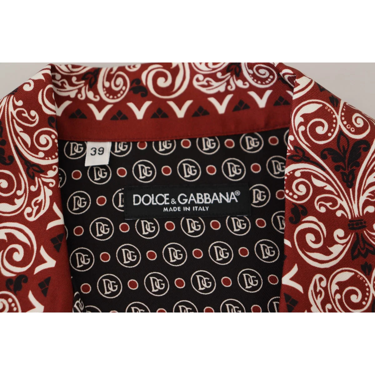 Dolce & Gabbana Multicolor Patterned Casual Shirt for Men