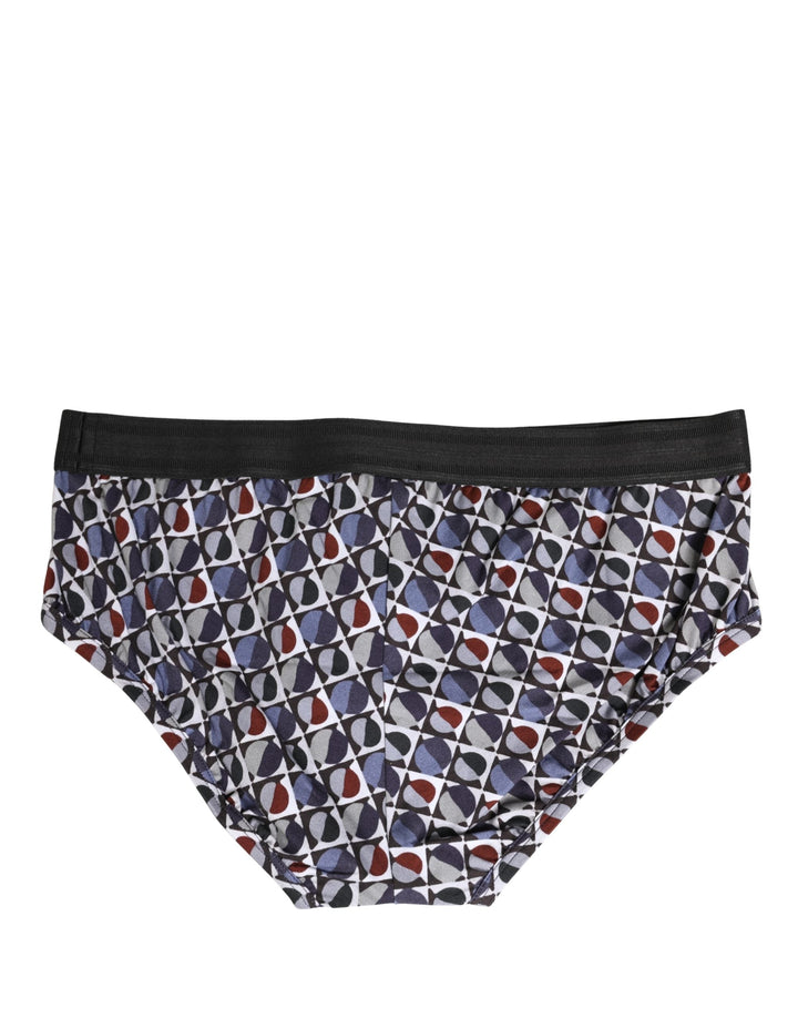 Dolce &amp; Gabbana Multicolor Patterned Men Brando Brief Underwear