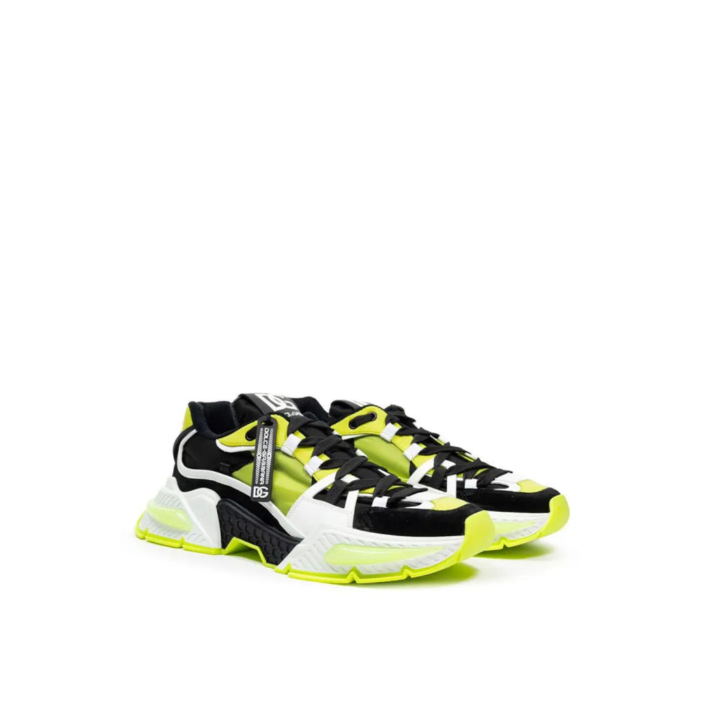 Dolce & Gabbana Multicolor Polyamide Athletic Sneakers