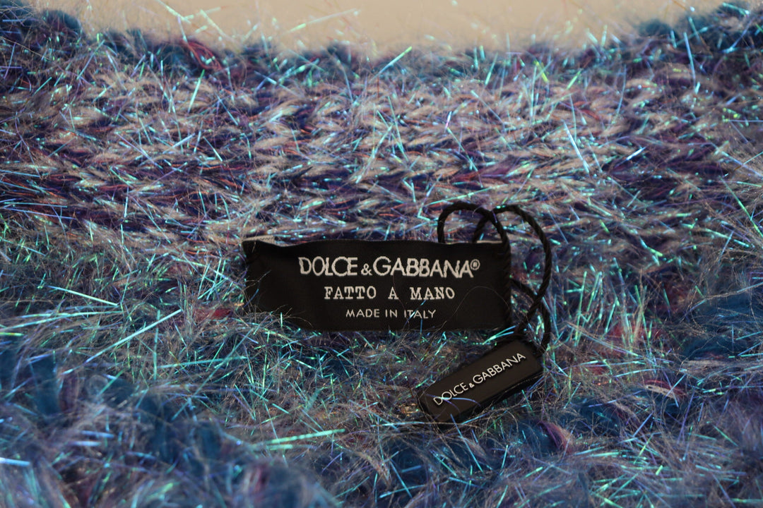 Dolce &amp; Gabbana Coats Jackets - Multicolor Polyester Fringes Coat Jacket