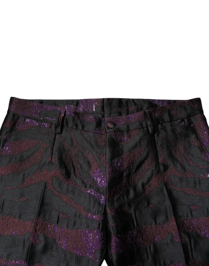 Dolce &amp; Gabbana Multicolor Polyester Patterned Pants