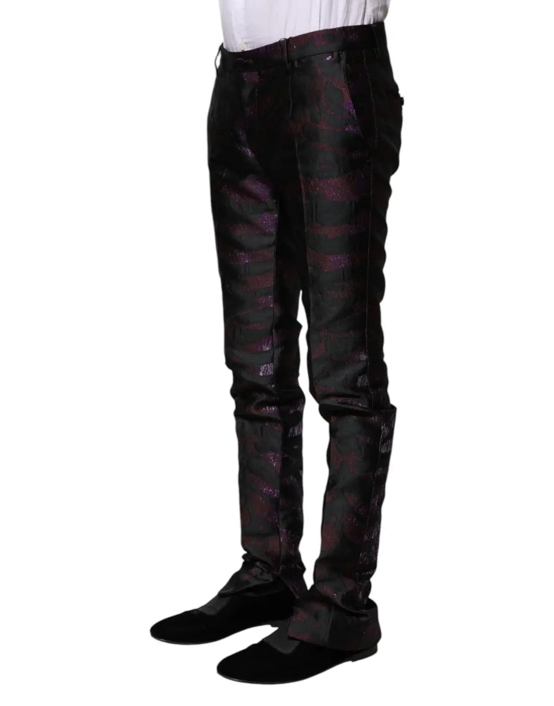Dolce &amp; Gabbana Multicolor Polyester Patterned Pants