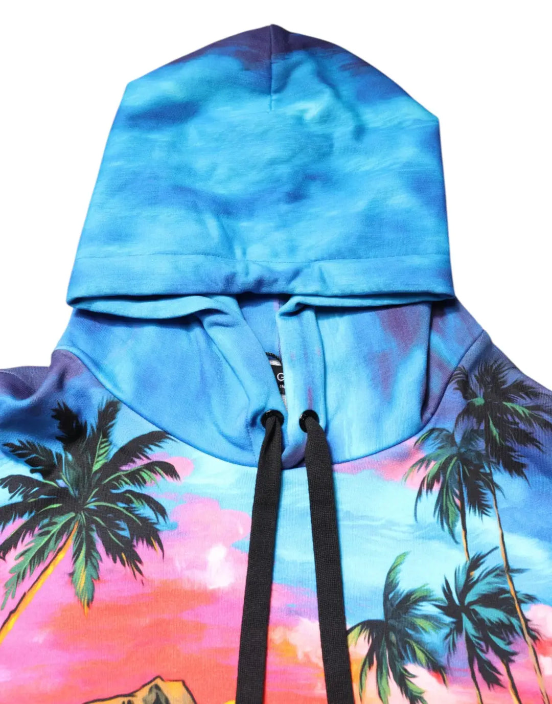 Dolce &amp; Gabbana Multicolor Print Hooded Sweatshirt Sweater