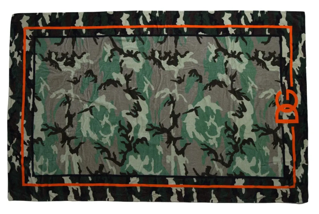Dolce &amp; Gabbana Multicolor Printed Cotton Wrap Shawl Scarf
