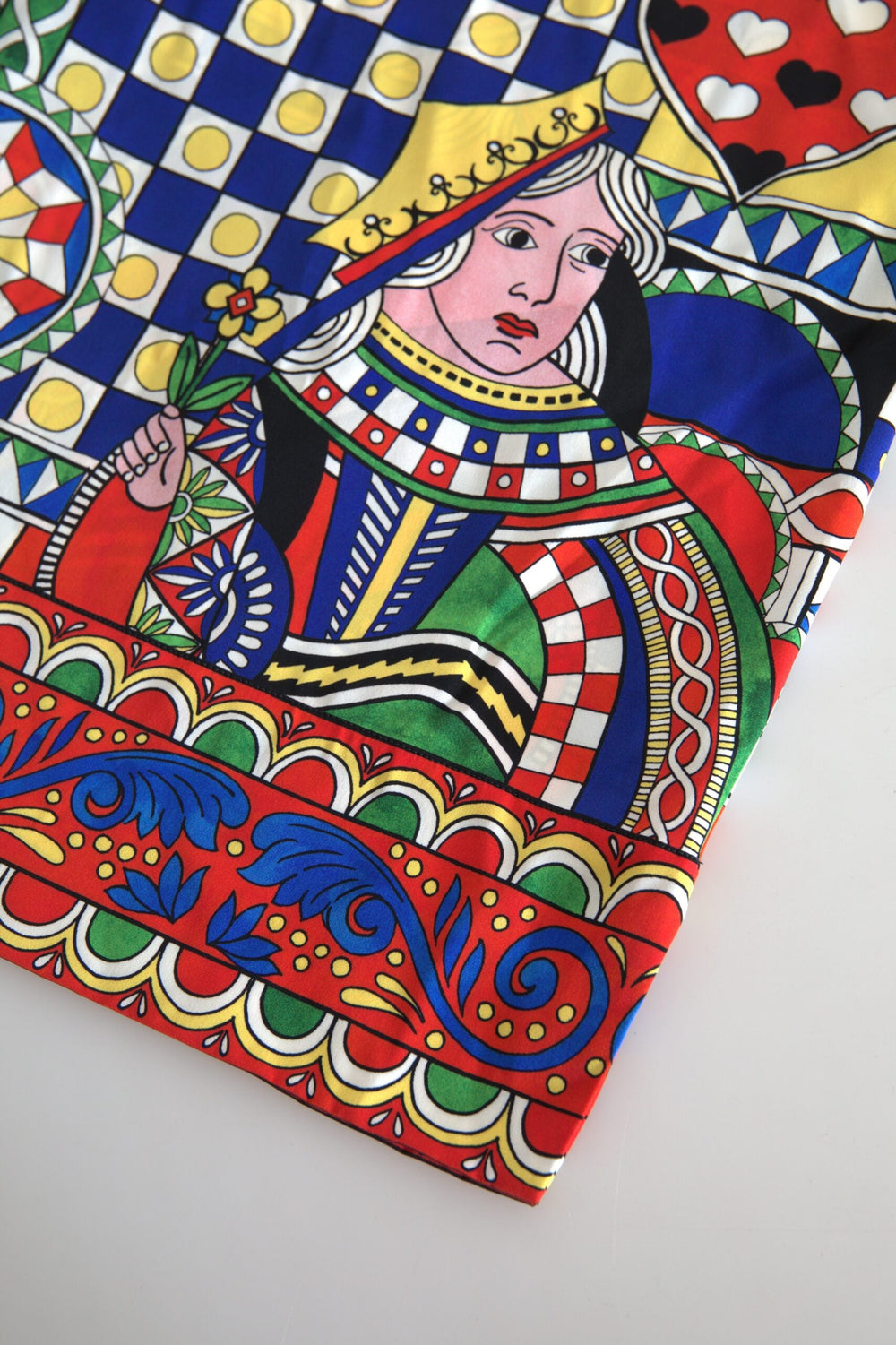 Dolce & Gabbana - Multicolor Printed Long Sleeves Blouse Top