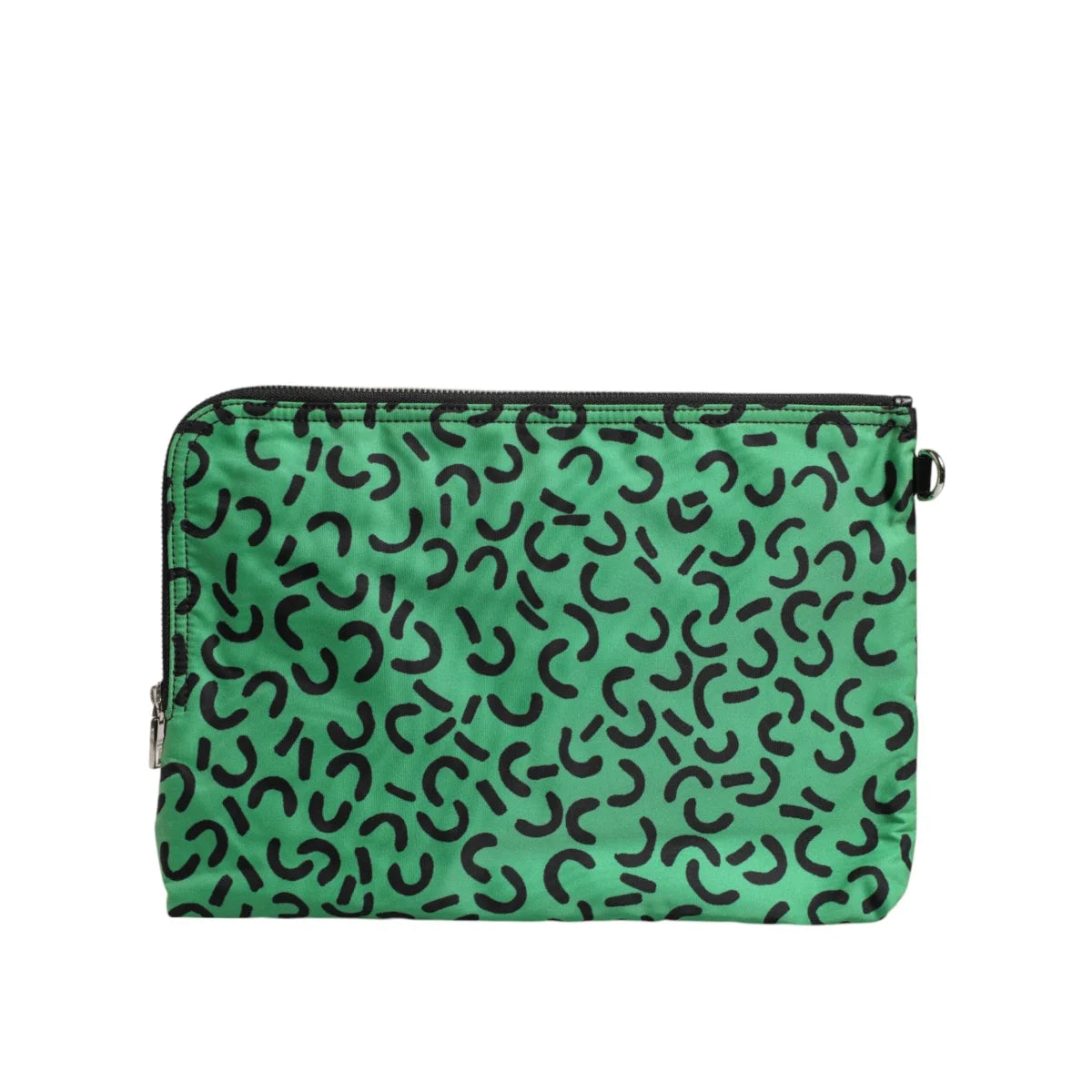 Dolce and Gabbana Multicolor Printed Nylon Pouch Bag &