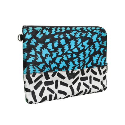 Dolce and Gabbana Multicolor Printed Nylon Pouch Bag &