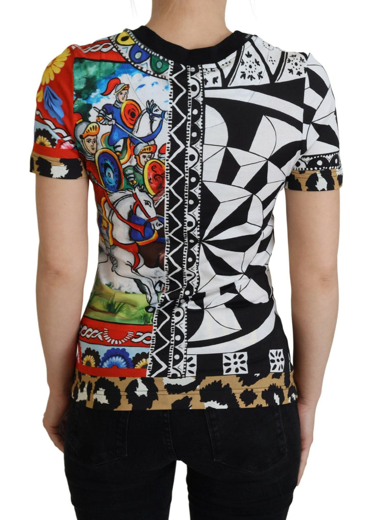 Dolce &amp; Gabbana - Multicolor Printed Women Exclusive Shirt Top