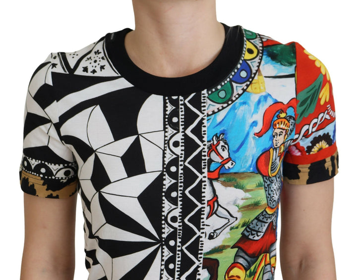 Dolce &amp; Gabbana - Multicolor Printed Women Exclusive Shirt Top