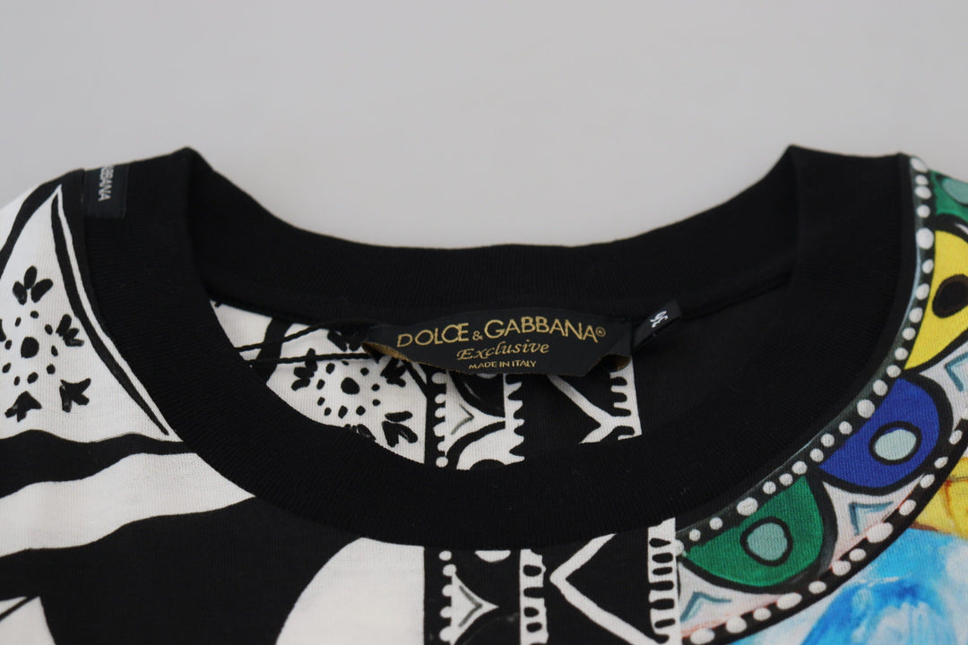 Dolce &amp; Gabbana - Multicolor Printed Women Exclusive Shirt Top