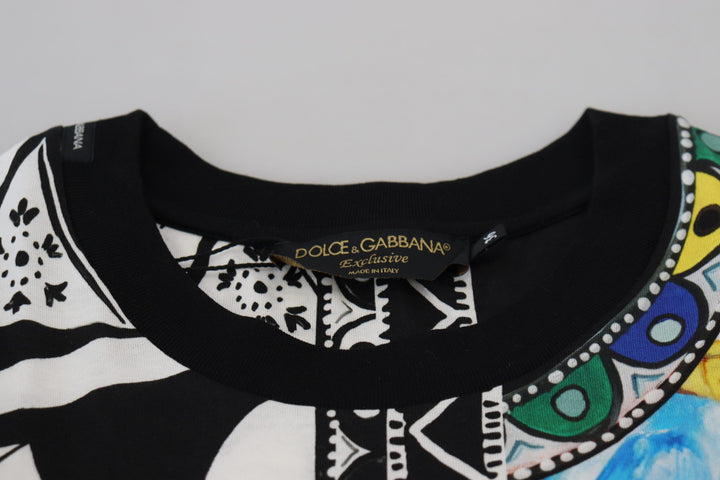 Dolce &amp; Gabbana - Multicolor Printed Women Exclusive Shirt Top