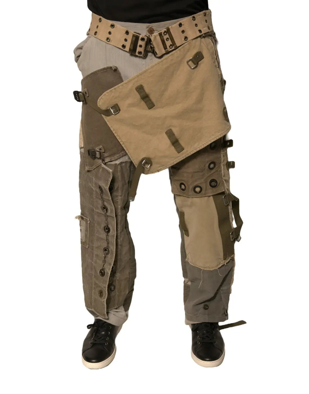 Dolce &amp; Gabbana Multicolor Reconstructed Flight Cargo Pants