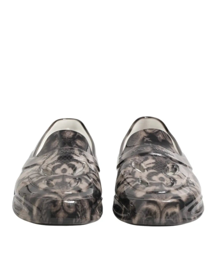 Dolce &amp; Gabbana Multicolor Rubber Low Top Men Sneakers Shoes