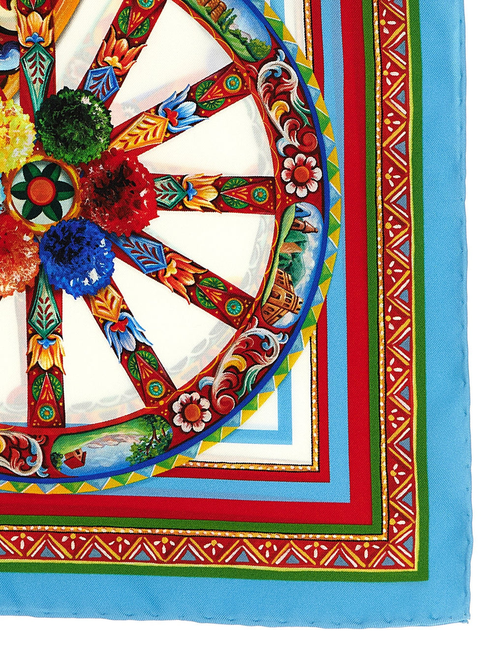 Dolce & Gabbana Multicolor Silk Scarf