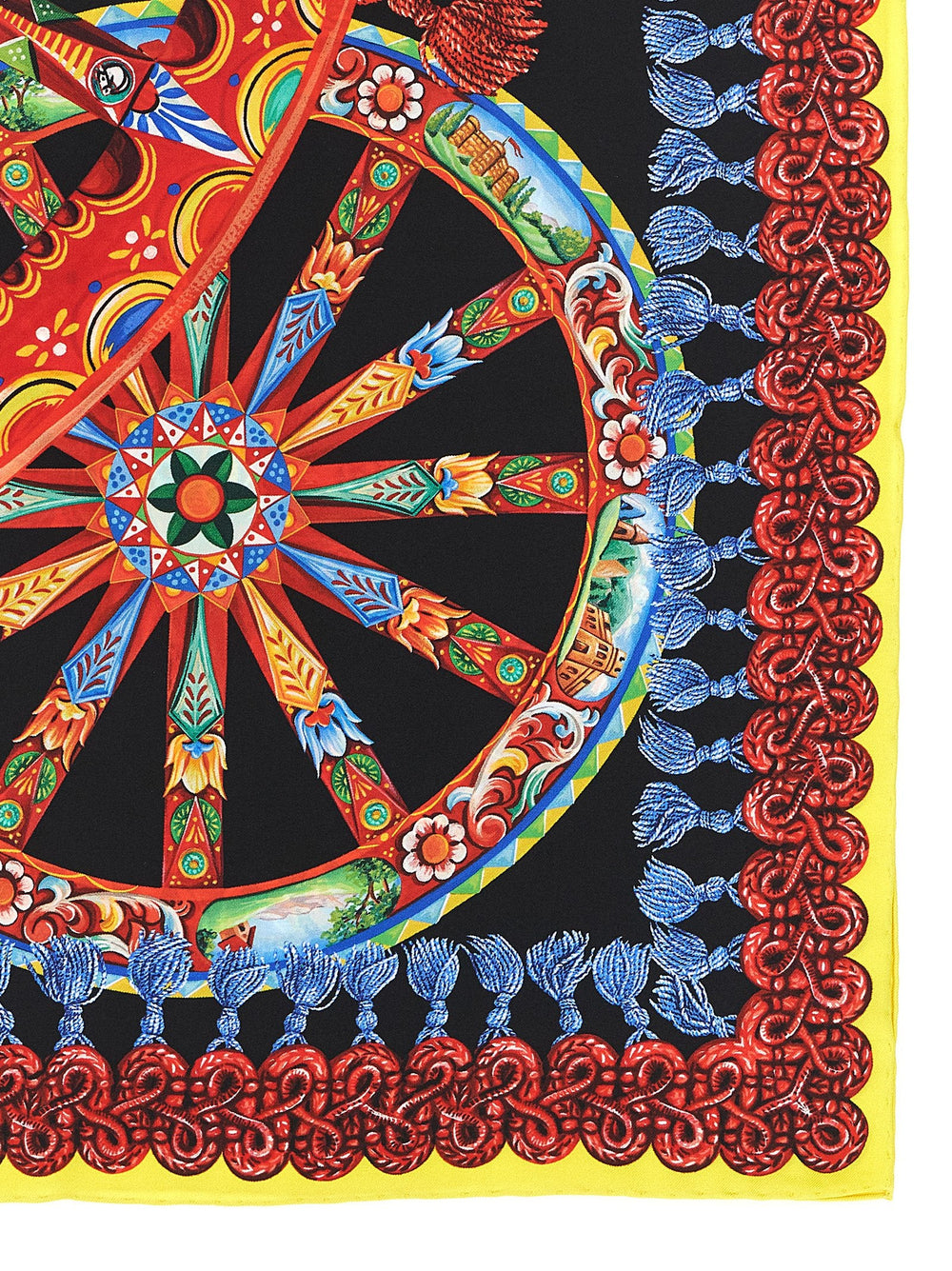 Dolce & Gabbana Multicolor Silk Scarf
