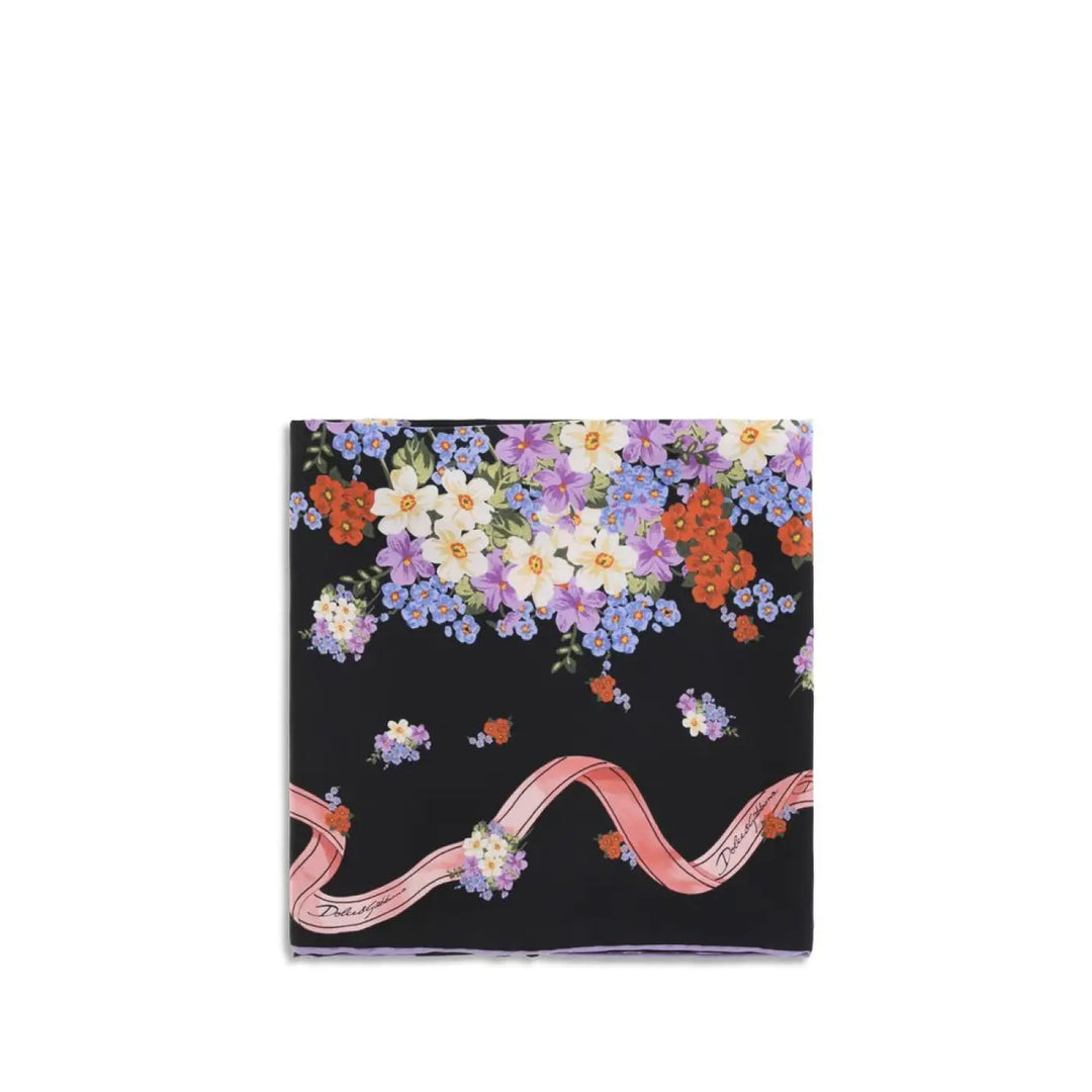 Dolce &amp; Gabbana Multicolor Silk Scarf