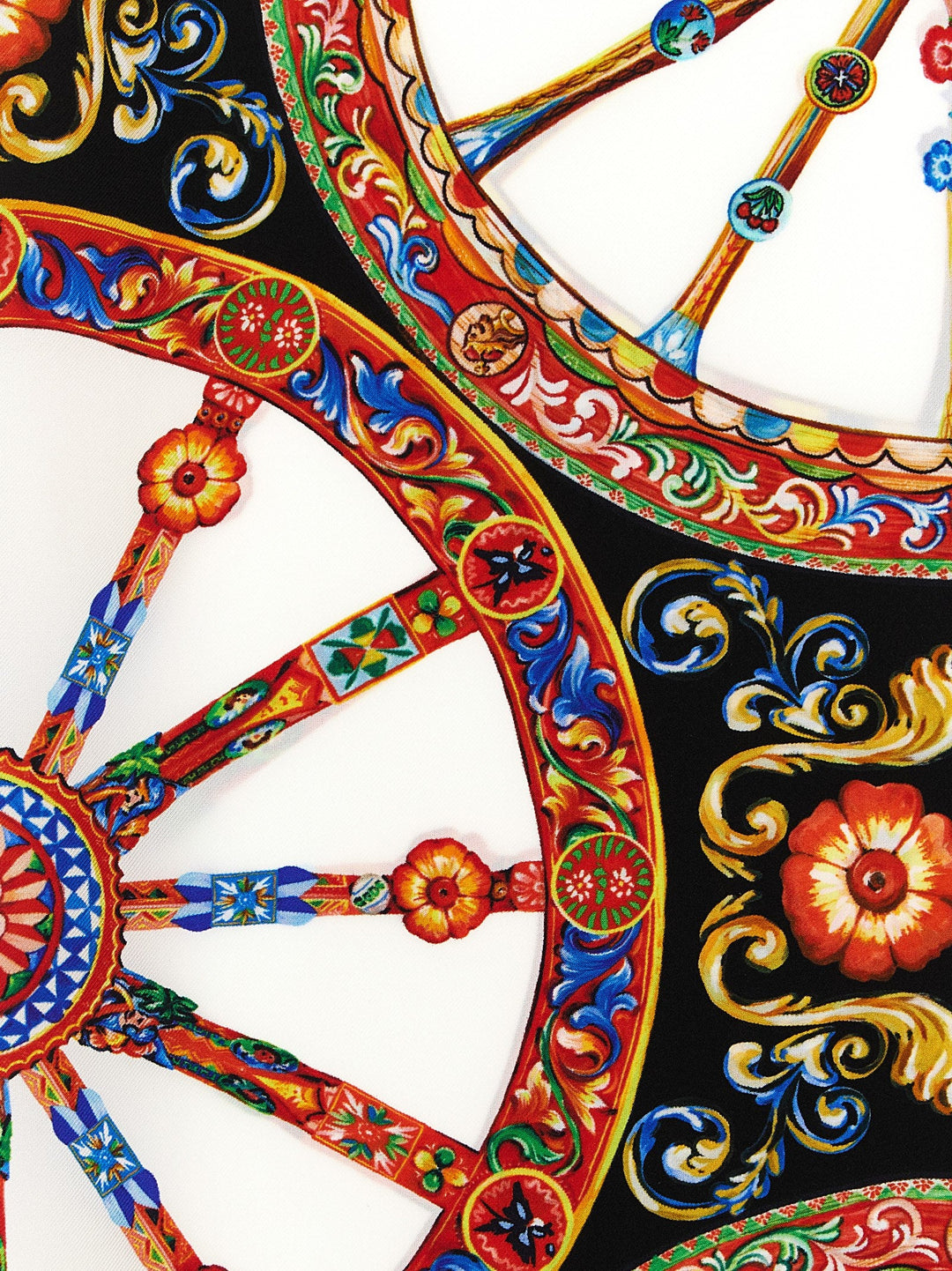 Dolce &amp; Gabbana Multicolor Silk Scarf