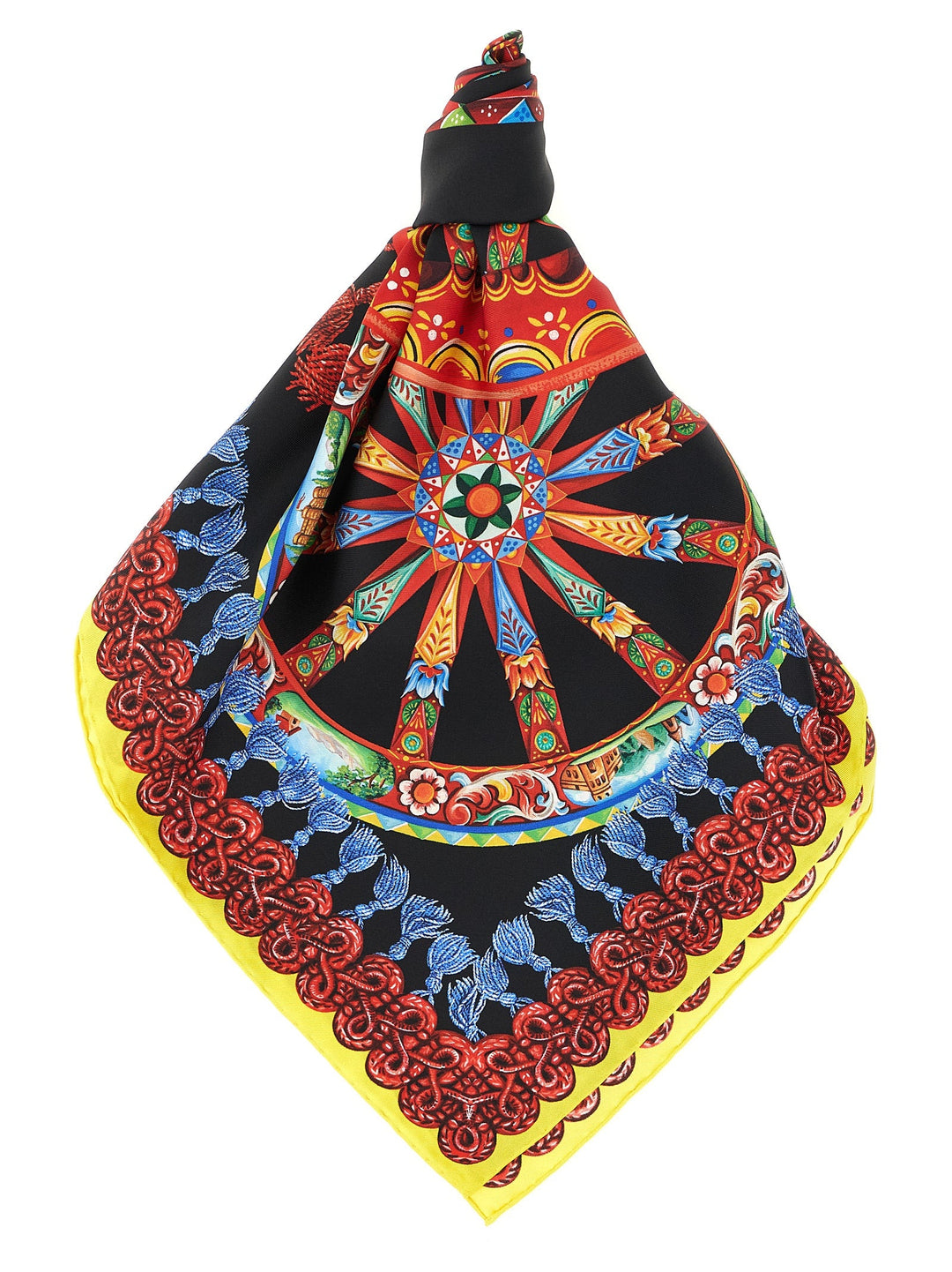 Dolce & Gabbana Multicolor Silk Scarf