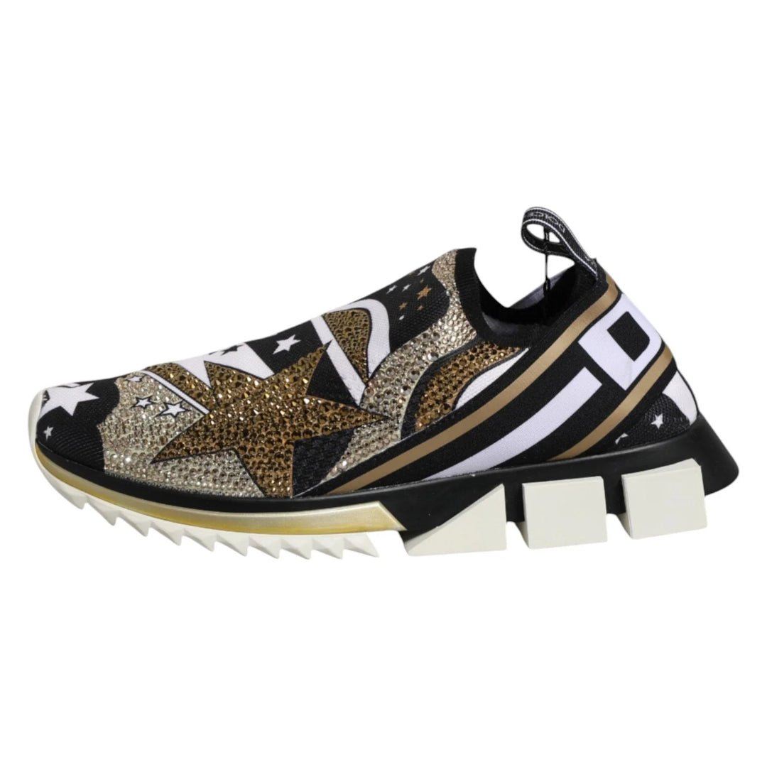 Dolce &amp; Gabbana Multicolor Sorrento Low Top Sneakers Shoes