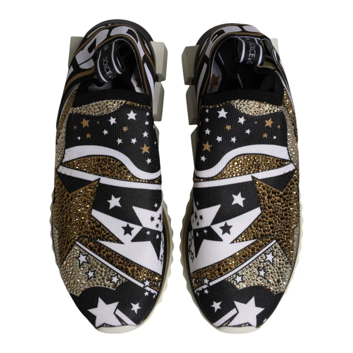 Dolce &amp; Gabbana Multicolor Sorrento Low Top Sneakers Shoes