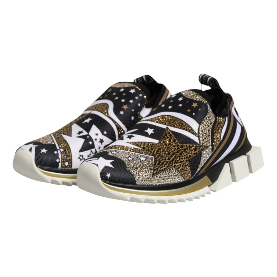 Dolce &amp; Gabbana Multicolor Sorrento Low Top Sneakers Shoes