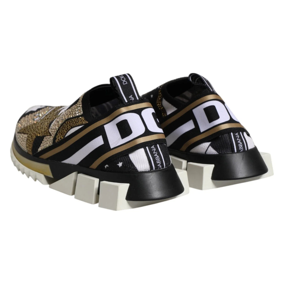 Dolce &amp; Gabbana Multicolor Sorrento Low Top Sneakers Shoes