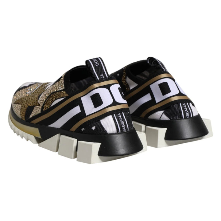 Dolce &amp; Gabbana Multicolor Sorrento Low Top Sneakers Shoes
