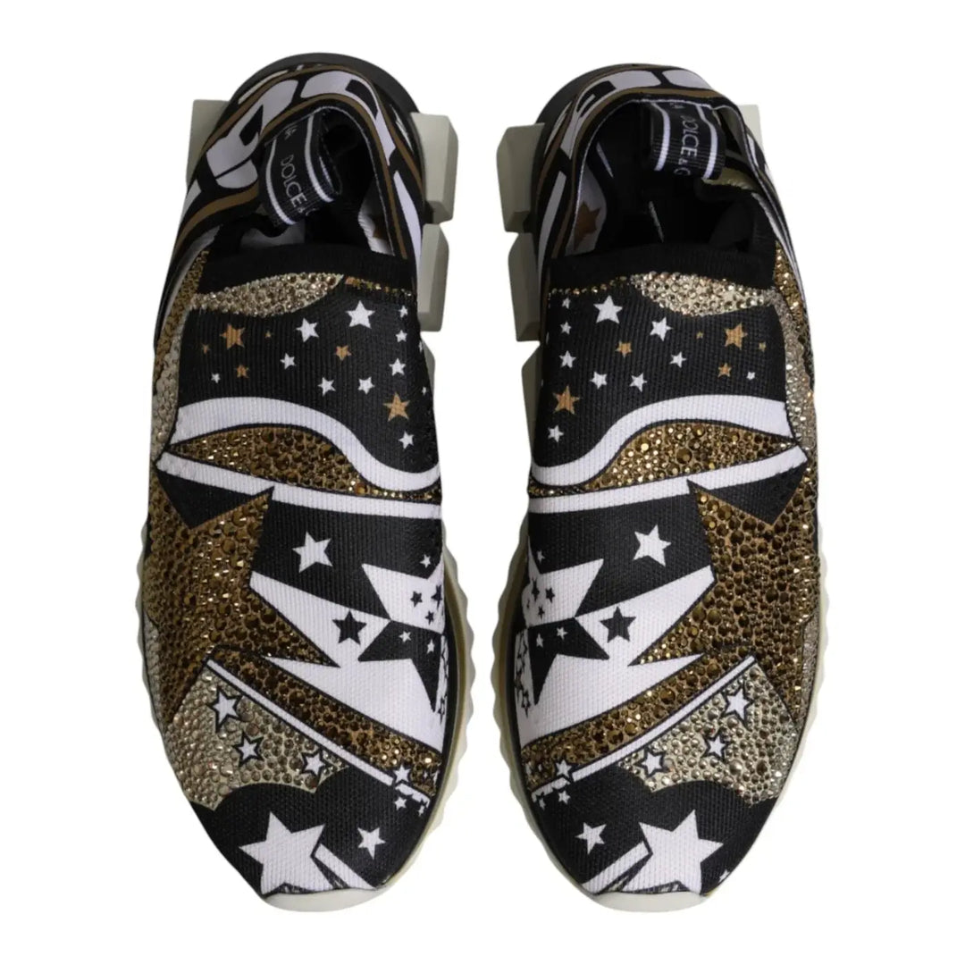 Dolce &amp; Gabbana Multicolor Sorrento Low Top Sneakers Shoes
