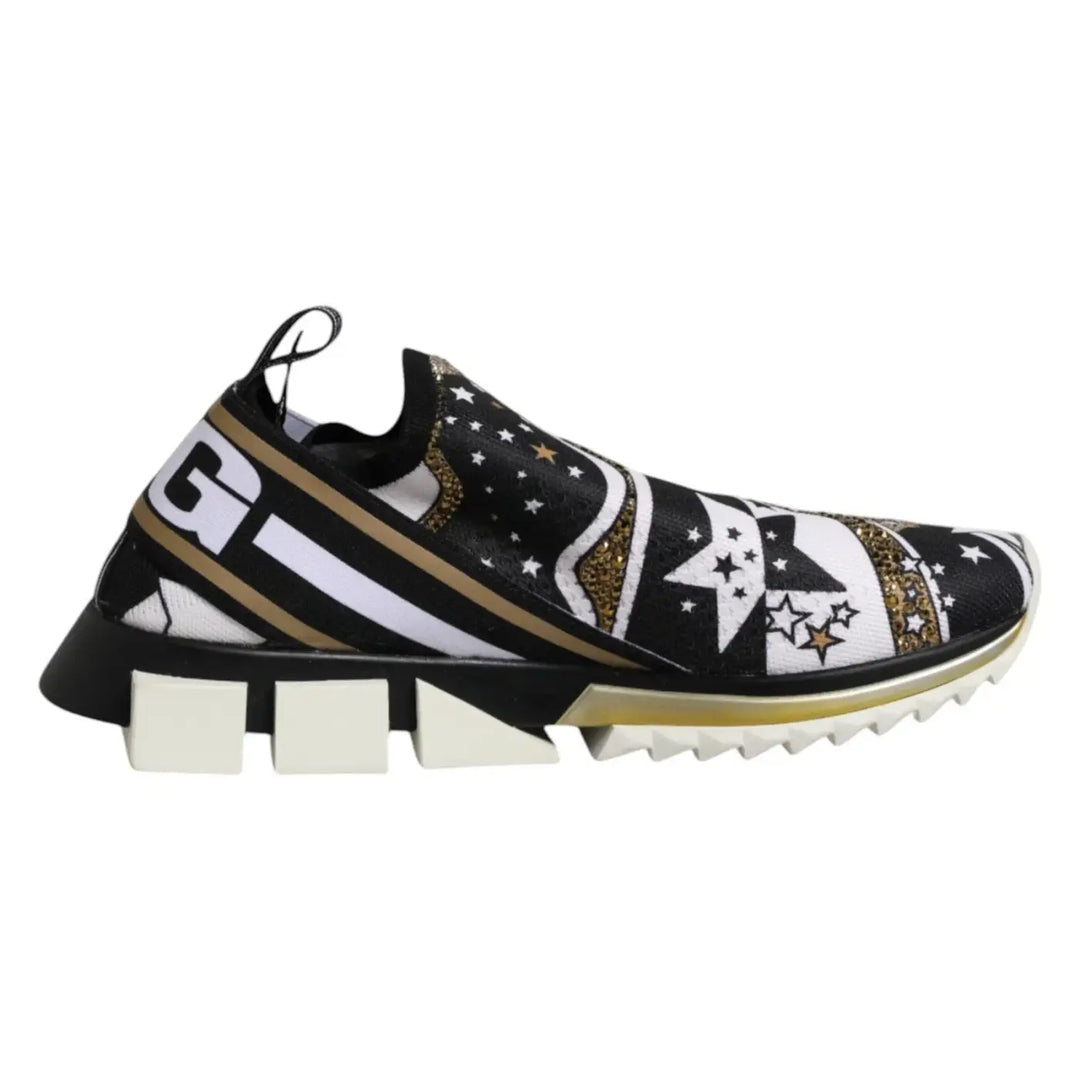 Dolce &amp; Gabbana Multicolor Sorrento Low Top Sneakers Shoes