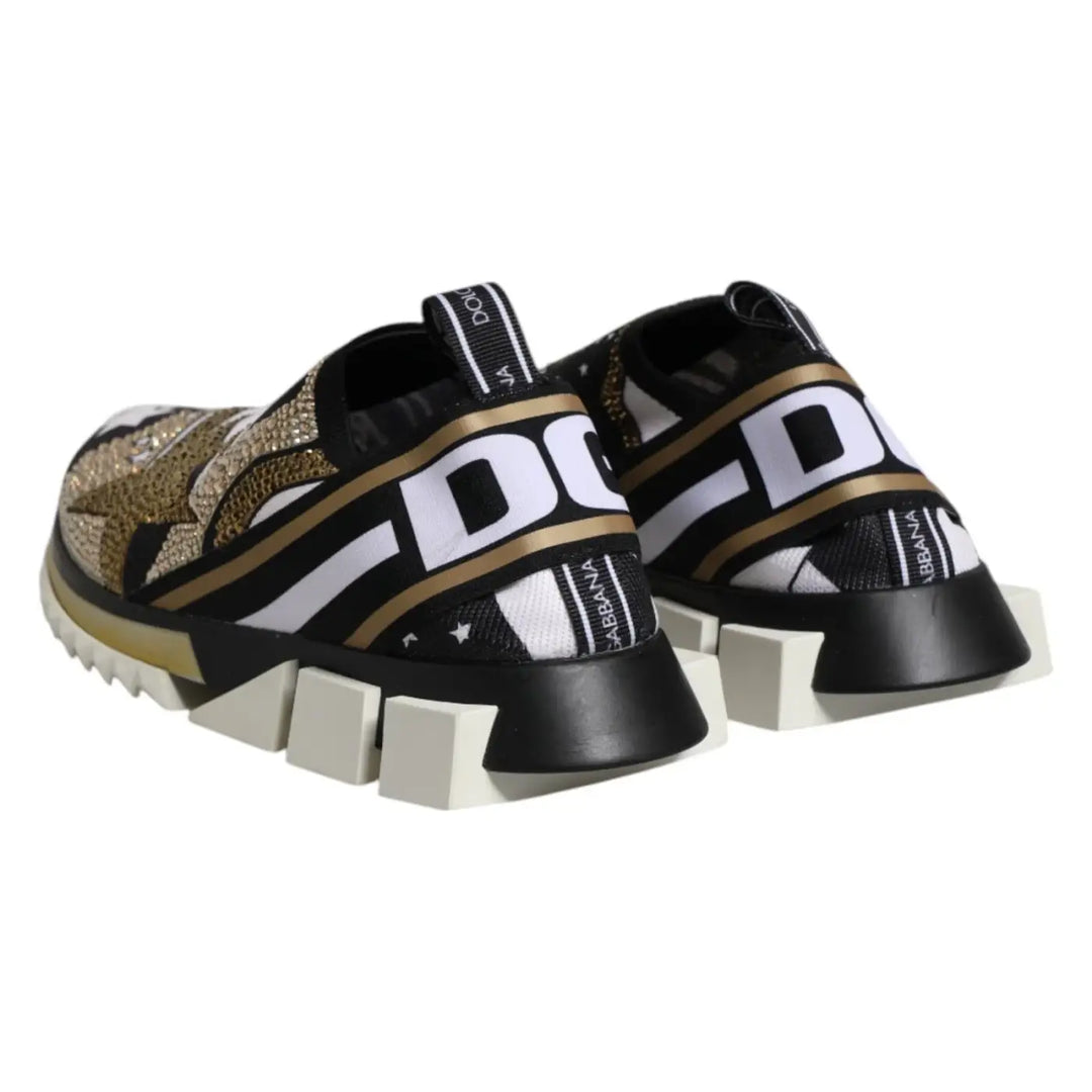Dolce &amp; Gabbana Multicolor Sorrento Low Top Sneakers Shoes