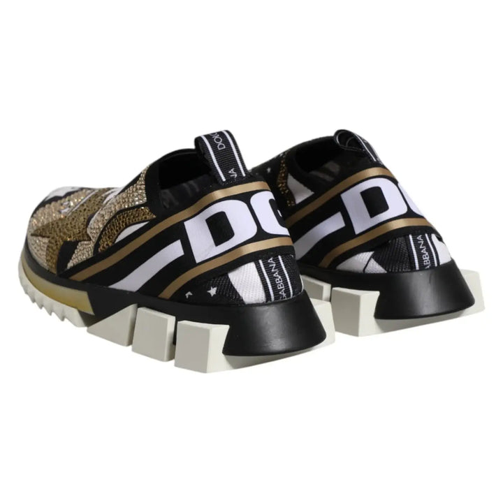 Dolce &amp; Gabbana Multicolor Sorrento Low Top Sneakers Shoes