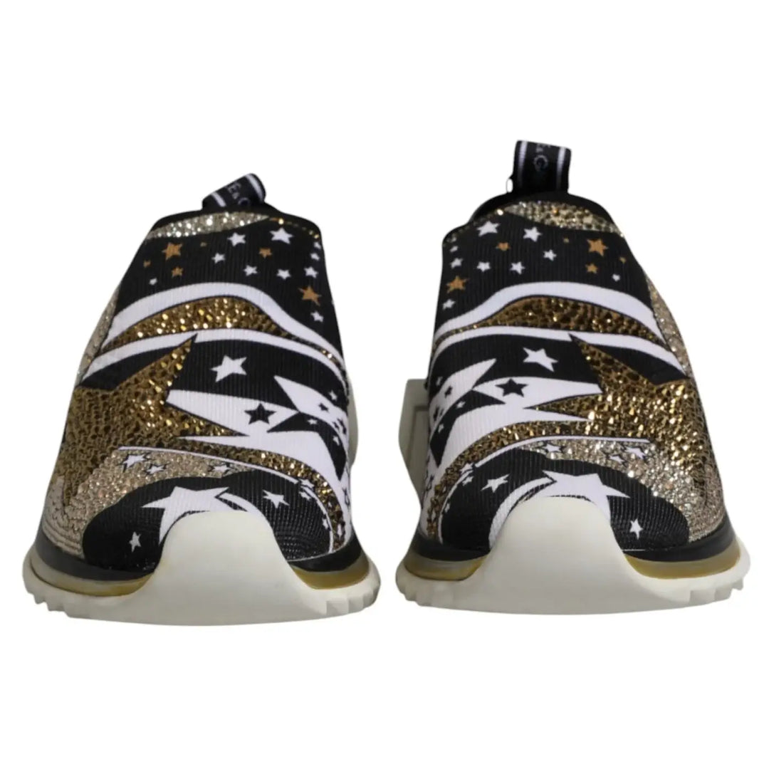 Dolce &amp; Gabbana Multicolor Sorrento Low Top Sneakers Shoes