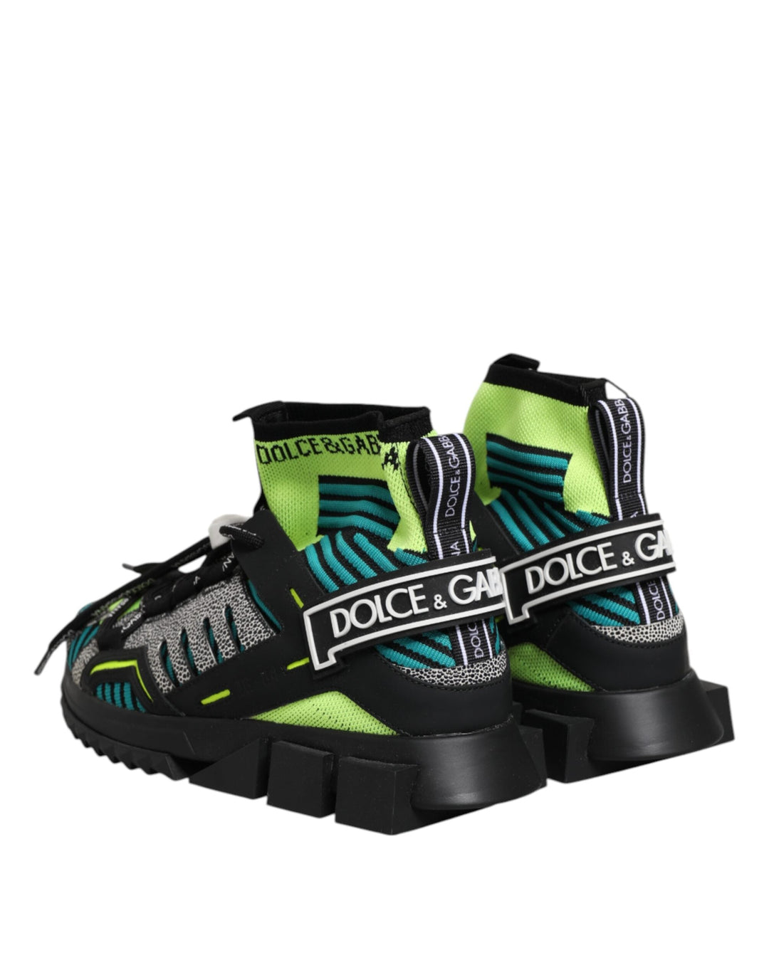 Dolce &amp; Gabbana Multicolor Sorrento Socks Men Sneakers Shoes