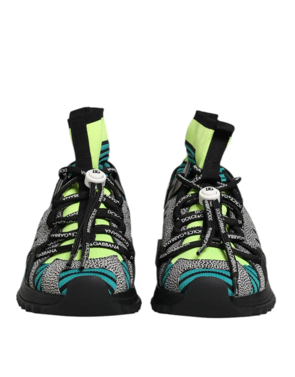 Dolce & Gabbana Multicolor Sorrento Socks Men Sneakers Shoes