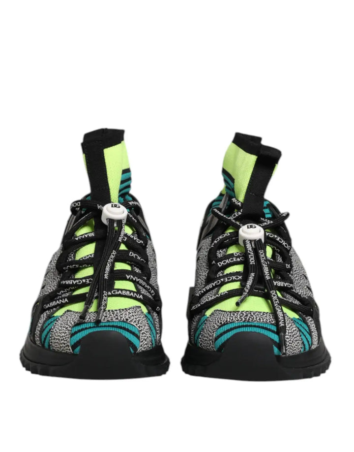 Dolce &amp; Gabbana Multicolor Sorrento Socks Men Sneakers Shoes