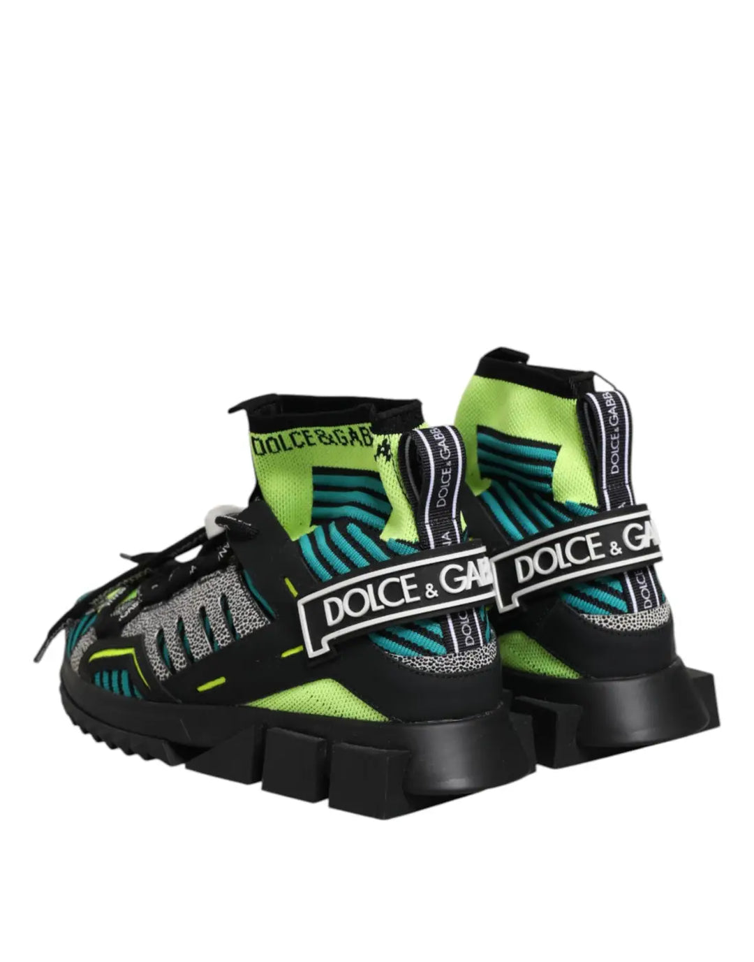 Dolce &amp; Gabbana Multicolor Sorrento Socks Men Sneakers Shoes
